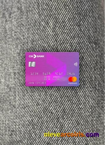 Morocco CIH bank mastercard photolook